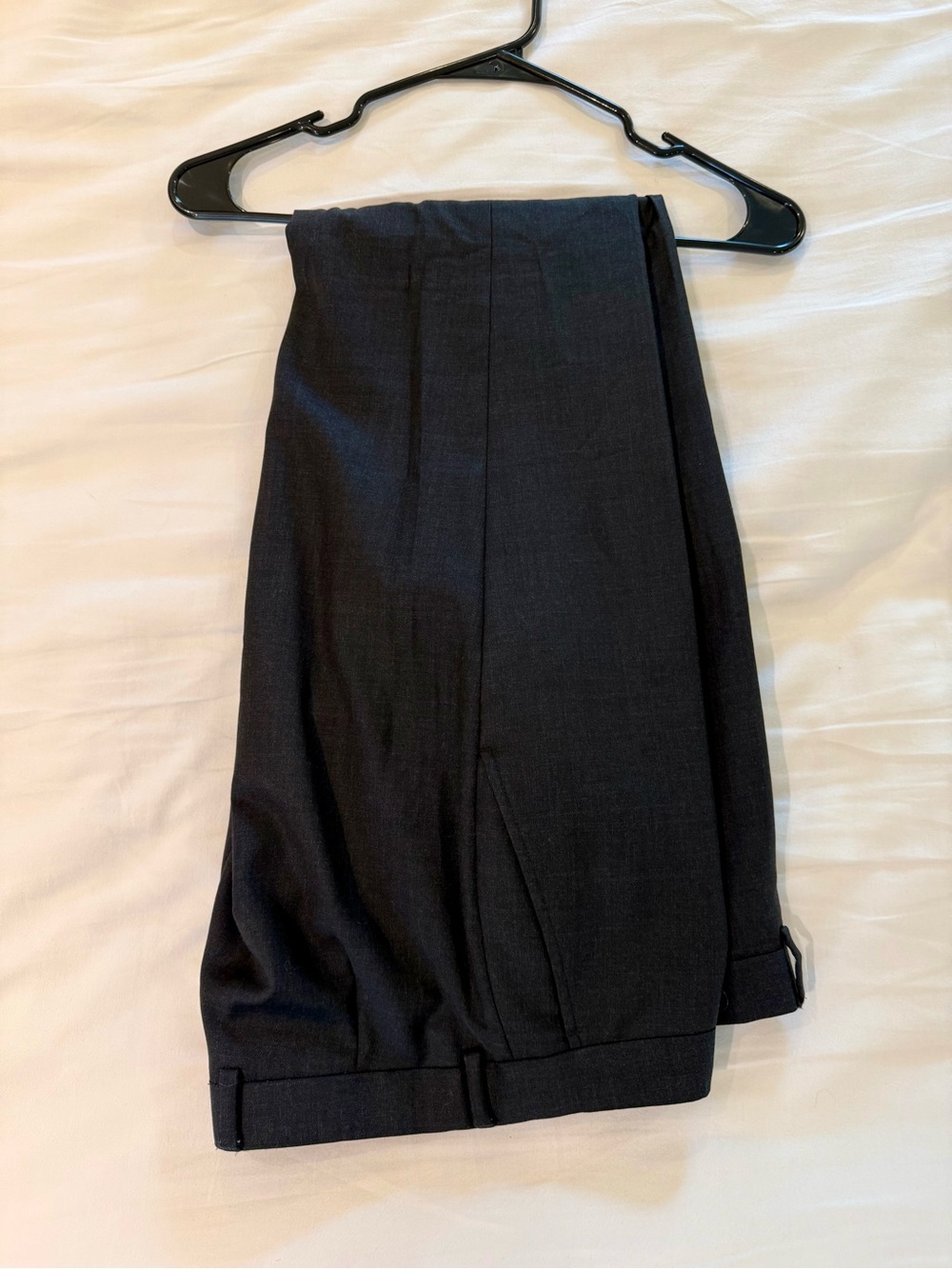 Charles Tyrwhitt Black Wool Dress Trousers